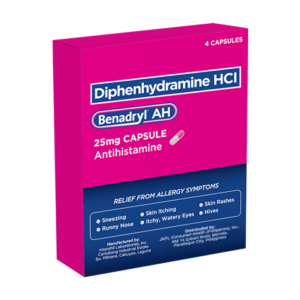 Benadryl Difenhydramine product photo